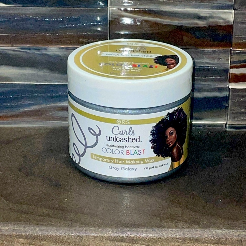 Temporary hair makeup wax